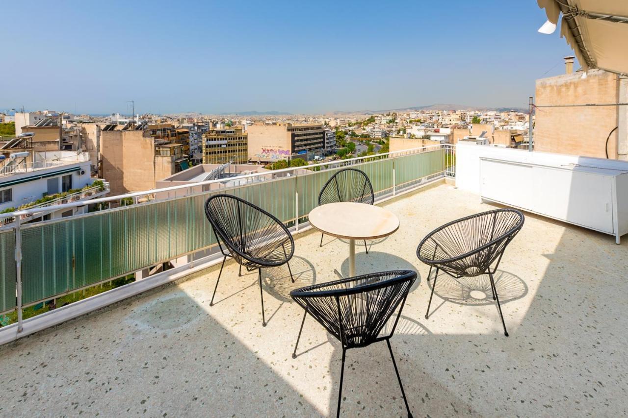 Apartament Penthouse Under Acropolis Hill Ateny Zewnętrze zdjęcie